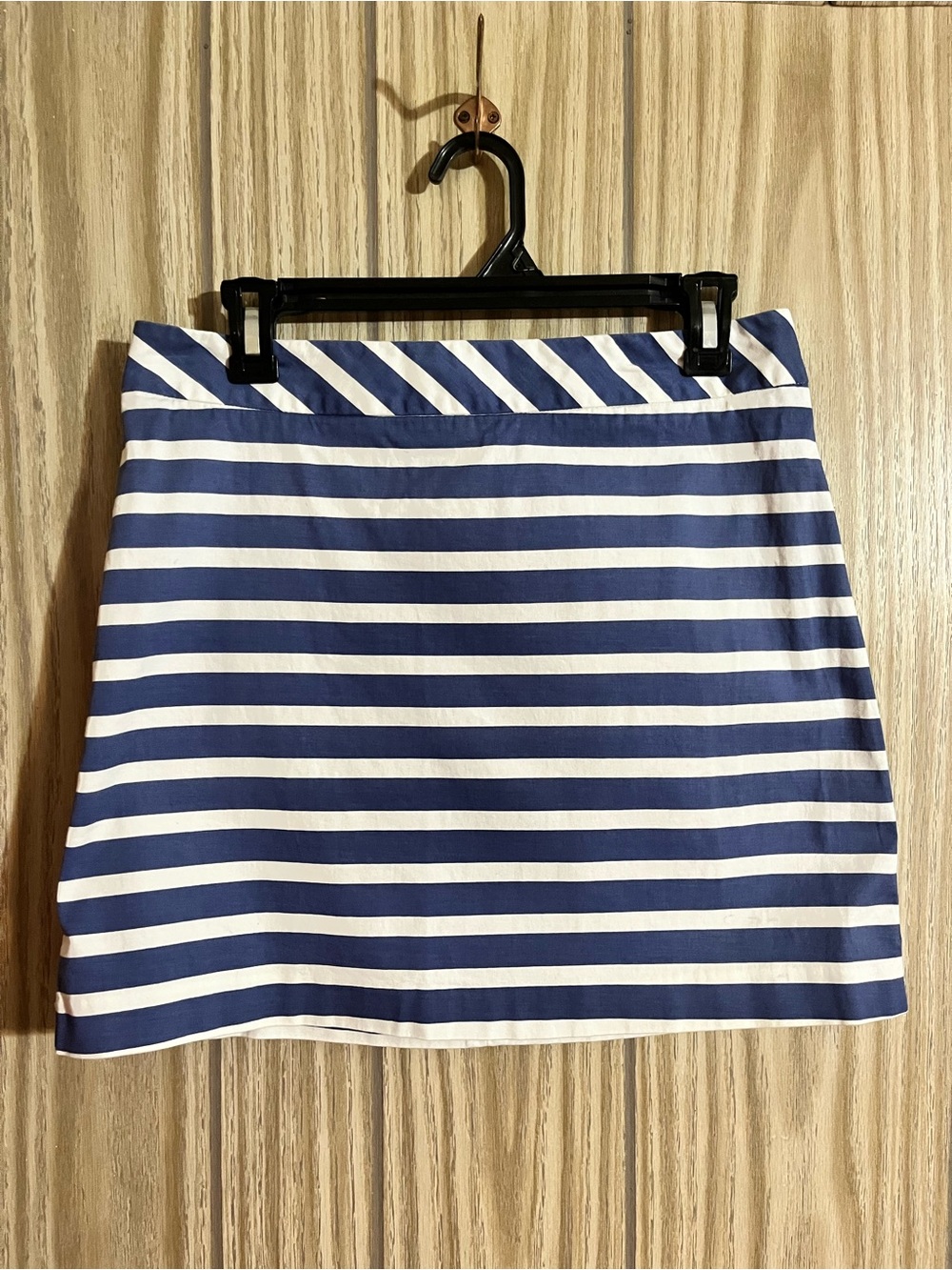 Jacob Striped Cotton Blend Mini Skirt Size S